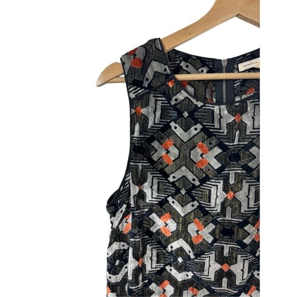 Meadow Rue Anthropologie Velvet Mettalic Tank Top Sleeveless Black Size Medium - Picture 4 of 9